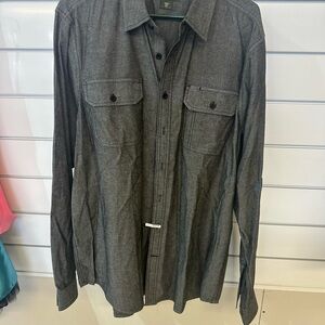 Eddie Bauer Charcoal Button-Up Shirt